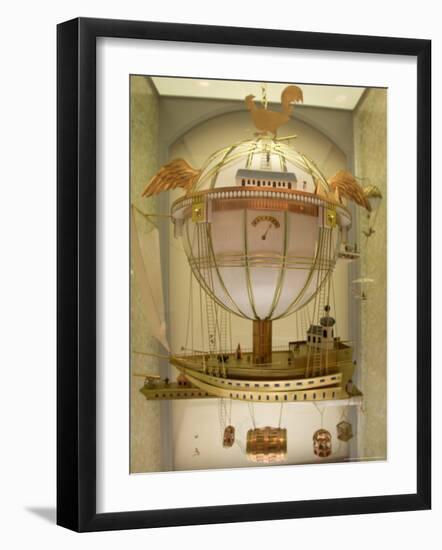 17th Century Conception of Airship, Smithsonian Air and Space Museum, Washington DC, USA-Scott T. Smith-Framed Photographic Print