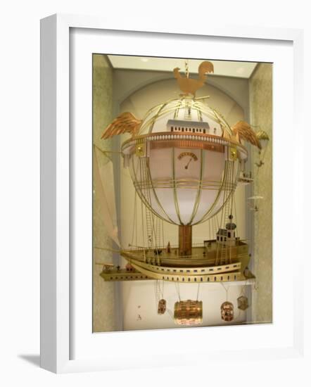 17th Century Conception of Airship, Smithsonian Air and Space Museum, Washington DC, USA-Scott T. Smith-Framed Photographic Print