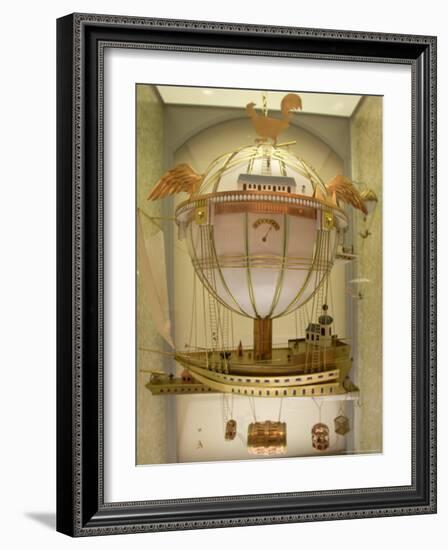 17th Century Conception of Airship, Smithsonian Air and Space Museum, Washington DC, USA-Scott T. Smith-Framed Photographic Print