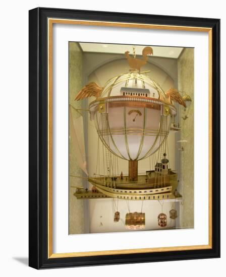 17th Century Conception of Airship, Smithsonian Air and Space Museum, Washington DC, USA-Scott T. Smith-Framed Photographic Print