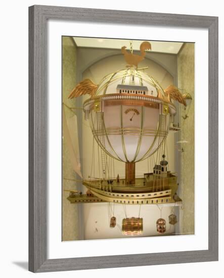 17th Century Conception of Airship, Smithsonian Air and Space Museum, Washington DC, USA-Scott T. Smith-Framed Photographic Print