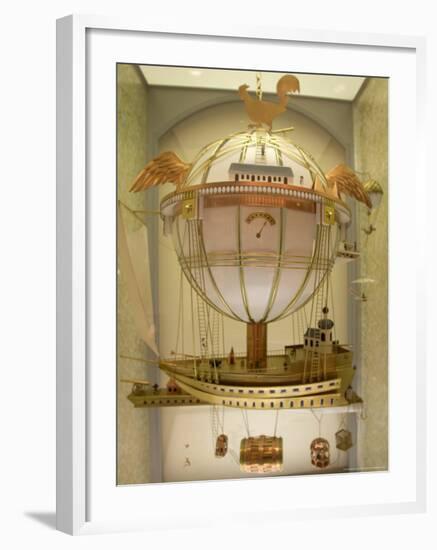 17th Century Conception of Airship, Smithsonian Air and Space Museum, Washington DC, USA-Scott T. Smith-Framed Photographic Print