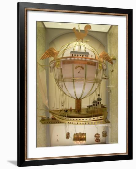 17th Century Conception of Airship, Smithsonian Air and Space Museum, Washington DC, USA-Scott T. Smith-Framed Photographic Print