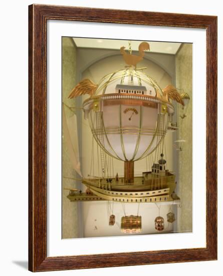 17th Century Conception of Airship, Smithsonian Air and Space Museum, Washington DC, USA-Scott T. Smith-Framed Photographic Print