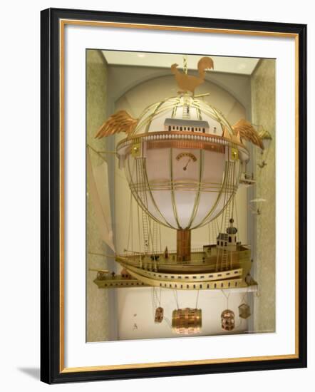 17th Century Conception of Airship, Smithsonian Air and Space Museum, Washington DC, USA-Scott T. Smith-Framed Photographic Print