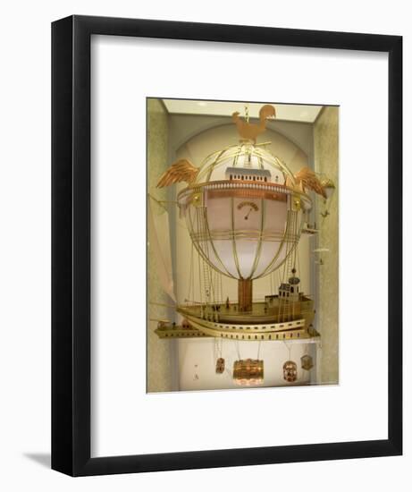 17th Century Conception of Airship, Smithsonian Air and Space Museum, Washington DC, USA-Scott T. Smith-Framed Photographic Print