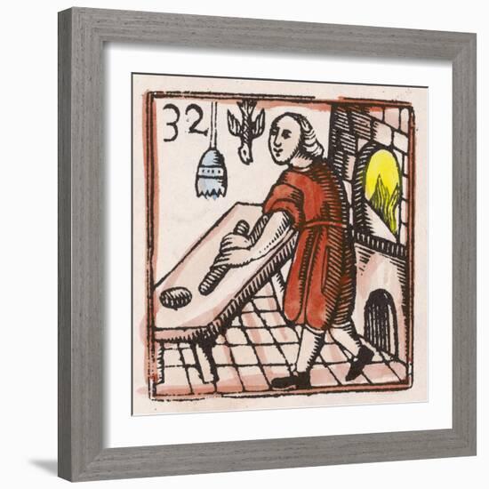 17th Century Cook-null-Framed Art Print