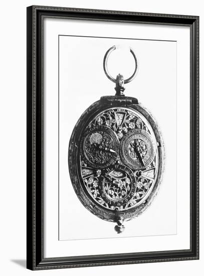 17th-Century German Calendar Watch-null-Framed Photographic Print