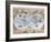 17th Century Map of the World-null-Framed Giclee Print