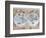 17th Century Map of the World-null-Framed Giclee Print