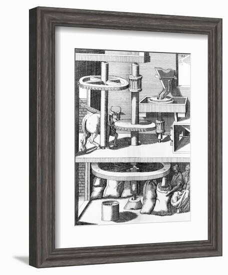 17th Century Milling Machine, Artwork-Library of Congress-Framed Photographic Print