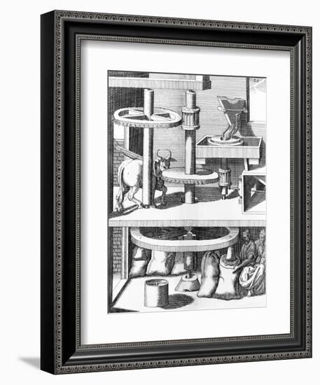 17th Century Milling Machine, Artwork-Library of Congress-Framed Photographic Print