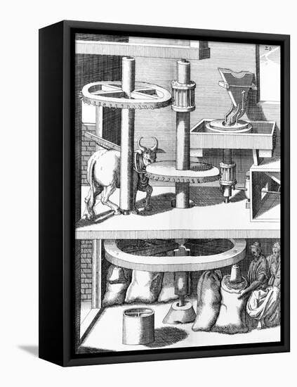 17th Century Milling Machine, Artwork-Library of Congress-Framed Premier Image Canvas