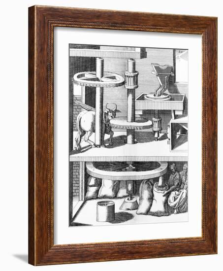 17th Century Milling Machine, Artwork-Library of Congress-Framed Photographic Print