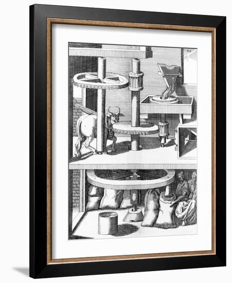 17th Century Milling Machine, Artwork-Library of Congress-Framed Photographic Print