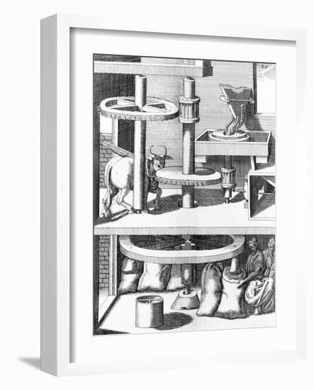 17th Century Milling Machine, Artwork-Library of Congress-Framed Photographic Print