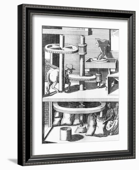 17th Century Milling Machine, Artwork-Library of Congress-Framed Photographic Print