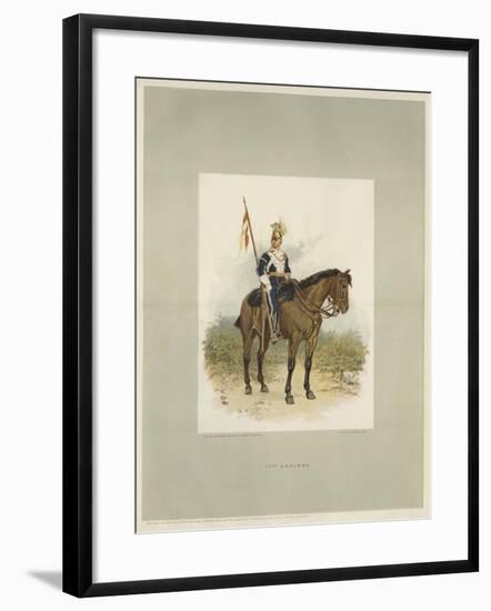 17th Lancers, a Trooper in Review Order-Charles Green-Framed Giclee Print