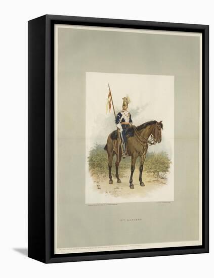 17th Lancers, a Trooper in Review Order-Charles Green-Framed Premier Image Canvas