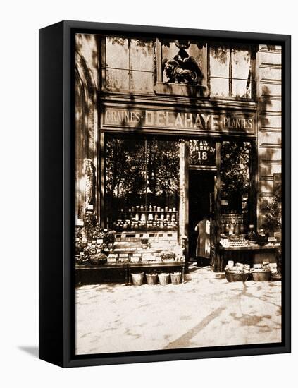 18 Quai de la Me?gisserie au Coq Hardi-Eugène Atget-Framed Premier Image Canvas