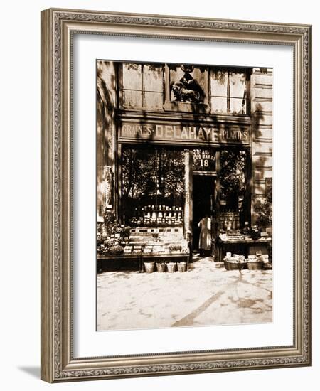 18 Quai de la Me?gisserie au Coq Hardi-Eugène Atget-Framed Photographic Print