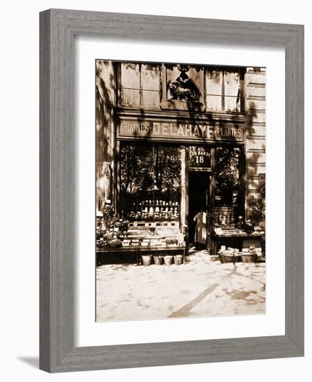 18 Quai de la Me?gisserie au Coq Hardi-Eugène Atget-Framed Photographic Print