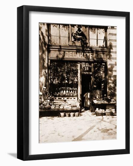 18 Quai de la Me?gisserie au Coq Hardi-Eugène Atget-Framed Photographic Print