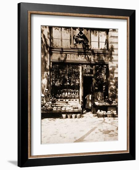 18 Quai de la Me?gisserie au Coq Hardi-Eugène Atget-Framed Photographic Print