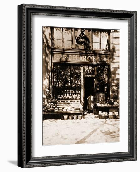 18 Quai de la Me?gisserie au Coq Hardi-Eugène Atget-Framed Photographic Print