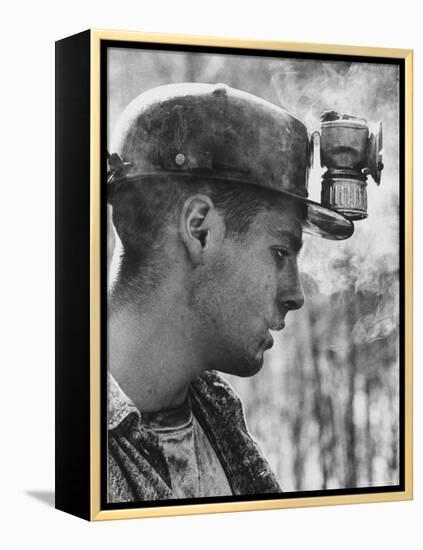 18 Year Old Coal Miner Ray Martin Near Islom, Kentucky-John Dominis-Framed Premier Image Canvas