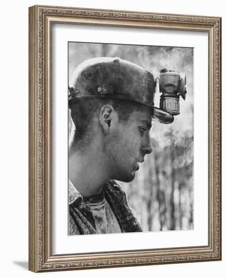 18 Year Old Coal Miner Ray Martin Near Islom, Kentucky-John Dominis-Framed Photographic Print