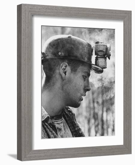 18 Year Old Coal Miner Ray Martin Near Islom, Kentucky-John Dominis-Framed Photographic Print