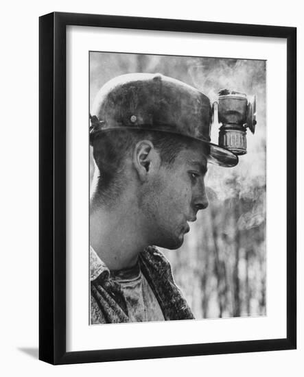 18 Year Old Coal Miner Ray Martin Near Islom, Kentucky-John Dominis-Framed Photographic Print