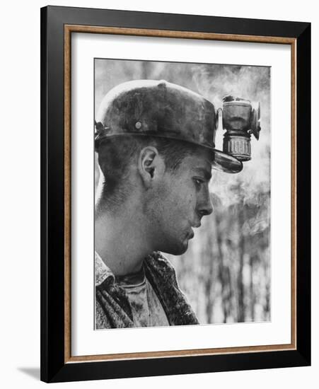 18 Year Old Coal Miner Ray Martin Near Islom, Kentucky-John Dominis-Framed Photographic Print