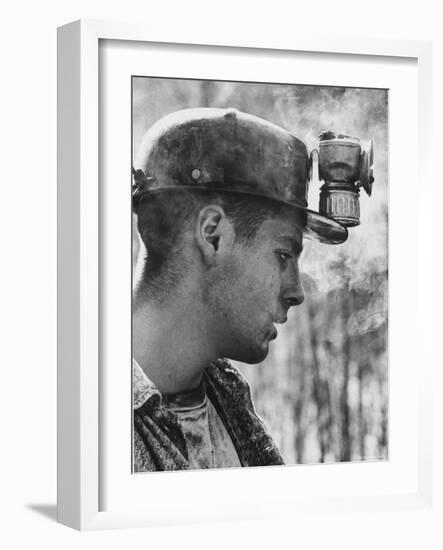 18 Year Old Coal Miner Ray Martin Near Islom, Kentucky-John Dominis-Framed Photographic Print