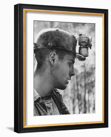 18 Year Old Coal Miner Ray Martin Near Islom, Kentucky-John Dominis-Framed Photographic Print