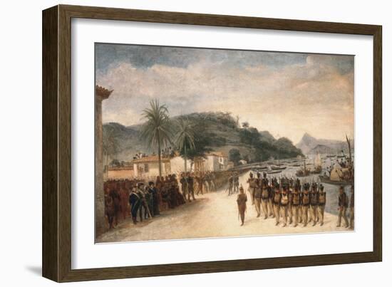 1811-14 Expedition Against Montevideo-Jean Baptiste Debret-Framed Art Print