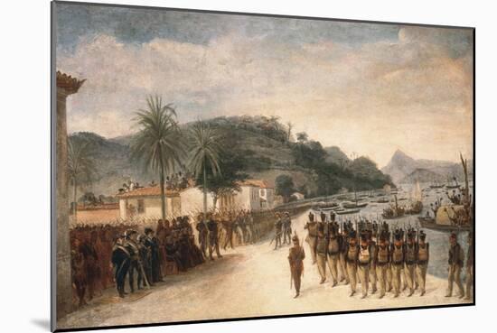 1811-14 Expedition Against Montevideo-Jean Baptiste Debret-Mounted Art Print