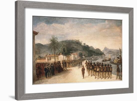1811-14 Expedition Against Montevideo-Jean Baptiste Debret-Framed Art Print