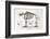 1812 American Mastodon Jefferson Mammoth-Stewart Stewart-Framed Photographic Print