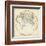 1812 Eastern Hemisphere-Pinkerton-Framed Art Print