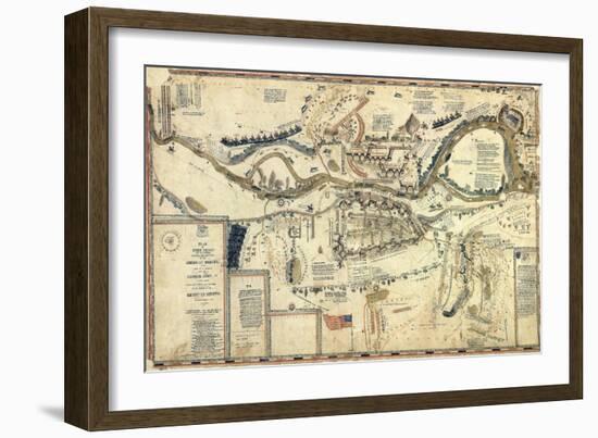 1813, Fort Meigs, Ohio, United States-null-Framed Giclee Print