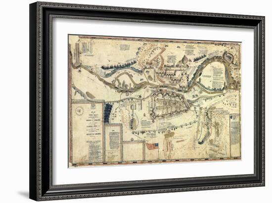 1813, Fort Meigs, Ohio, United States-null-Framed Giclee Print