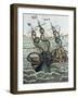 1815 Collosal Polypus Octopus And Ship-Paul Stewart-Framed Photographic Print