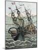 1815 Collosal Polypus Octopus And Ship-Paul Stewart-Mounted Photographic Print