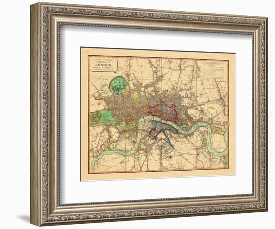 1818, London, United Kingdom-null-Framed Giclee Print