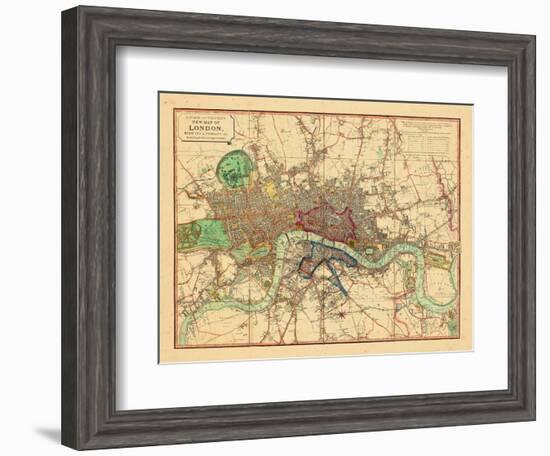 1818, London, United Kingdom-null-Framed Giclee Print