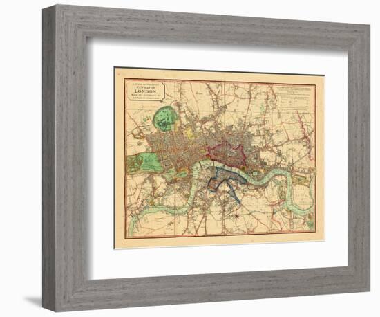 1818, London, United Kingdom-null-Framed Giclee Print