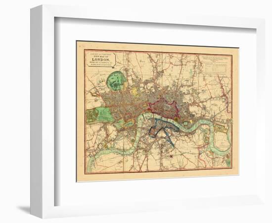 1818, London, United Kingdom-null-Framed Giclee Print