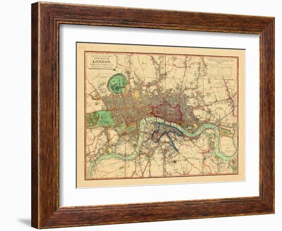 1818, London, United Kingdom-null-Framed Giclee Print